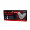 Heated ski gloves